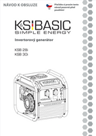 Invertorový generátor KSB 28i, KSB 30i