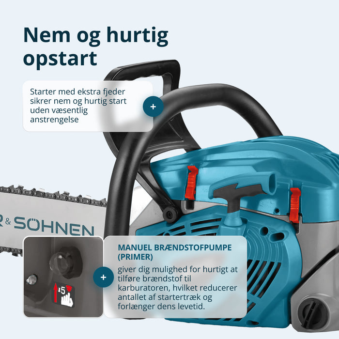 Benzinmotorsav KS CS40G-20