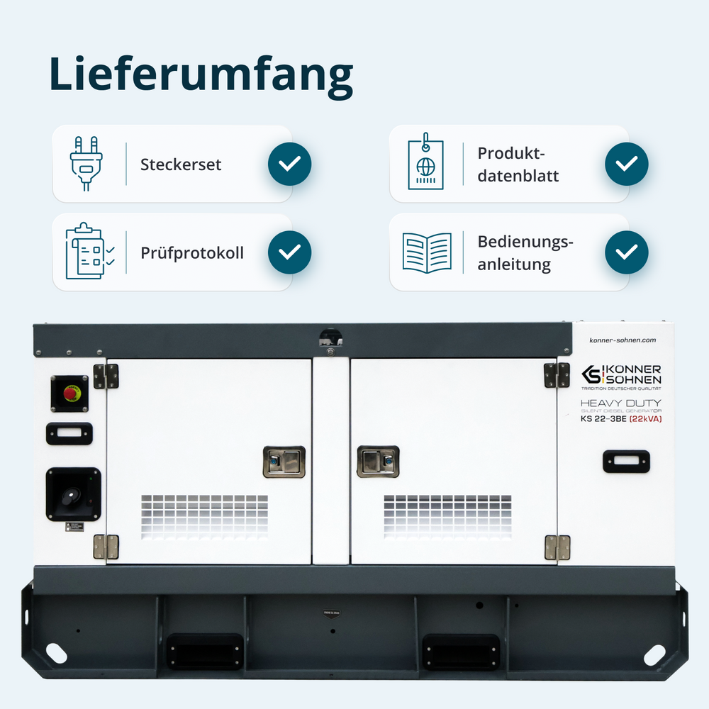 Třífázová dieselová elektrárna KS 22-3BE