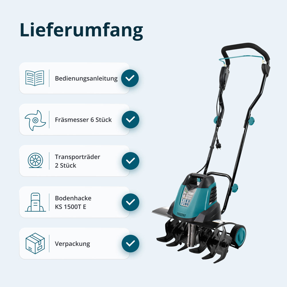 Elektrisk jordfräs KS 1500T E