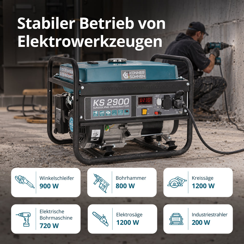 Γεννήτρια βενζίνης «Könner & Söhnen» KS 2900