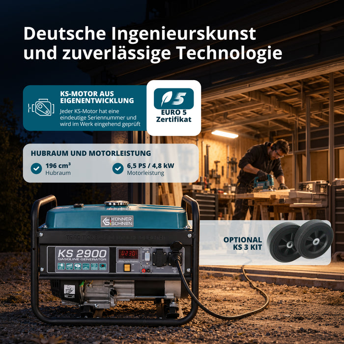 Γεννήτρια βενζίνης «Könner & Söhnen» KS 2900