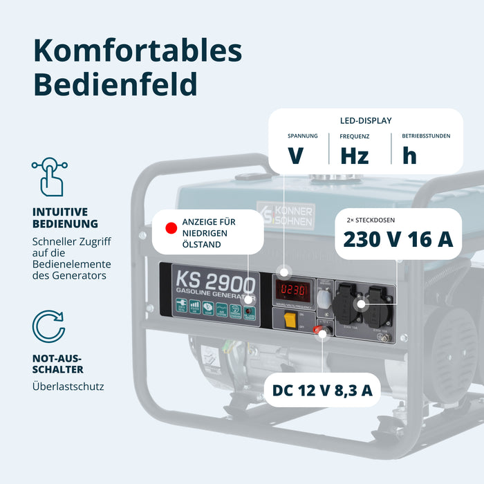 Γεννήτρια βενζίνης «Könner & Söhnen» KS 2900