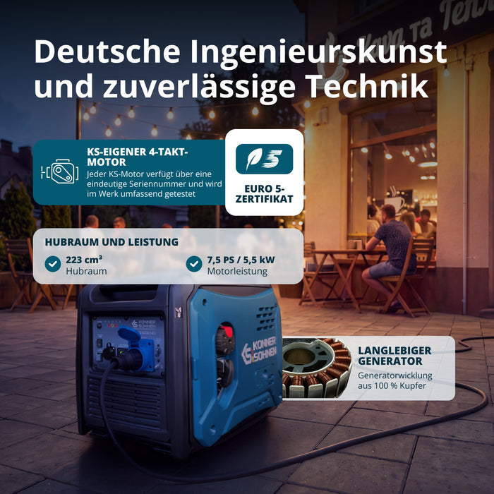 Inverter-Generator KS 6000iE S ATS
