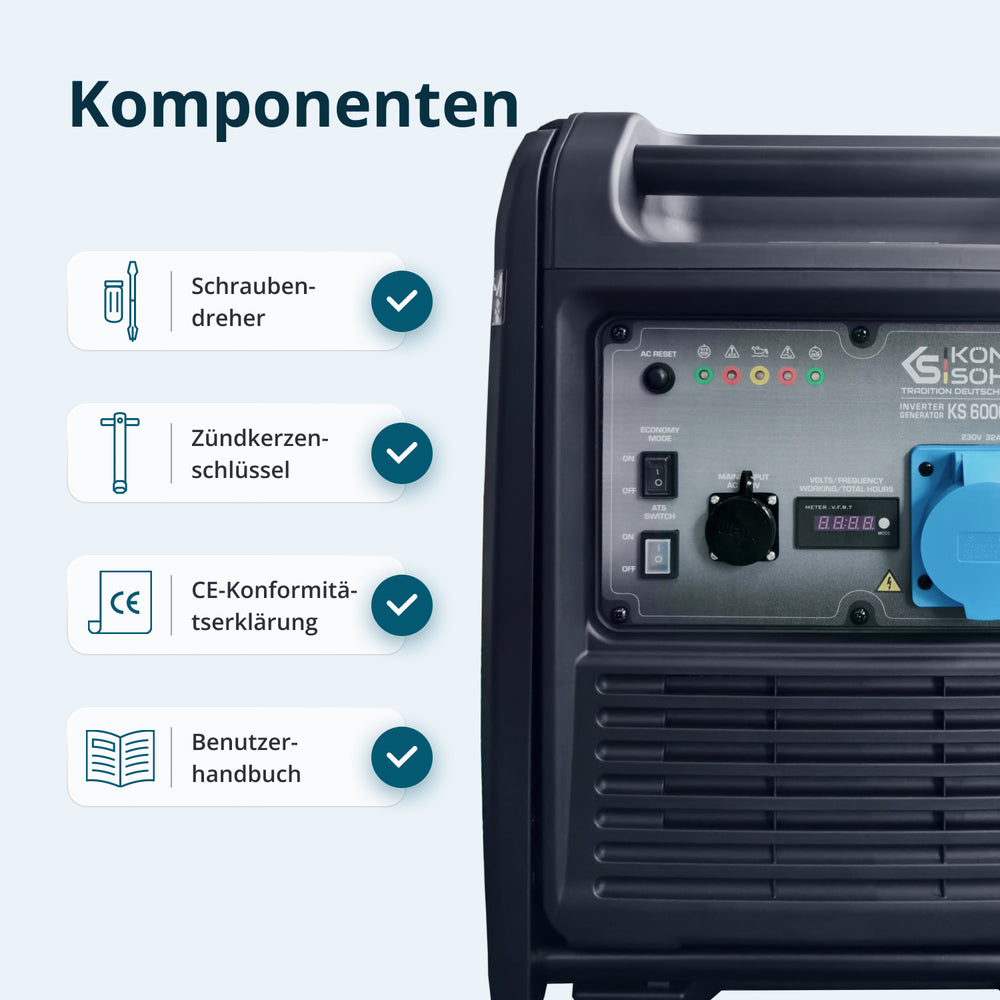 Inverter-Generator KS 6000iE S ATS