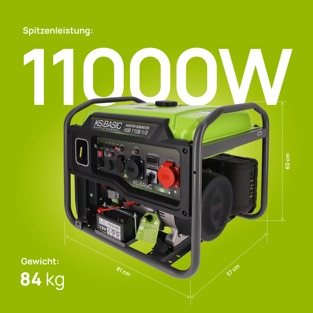 Invertorový generátor KSB 110iE-1/3
