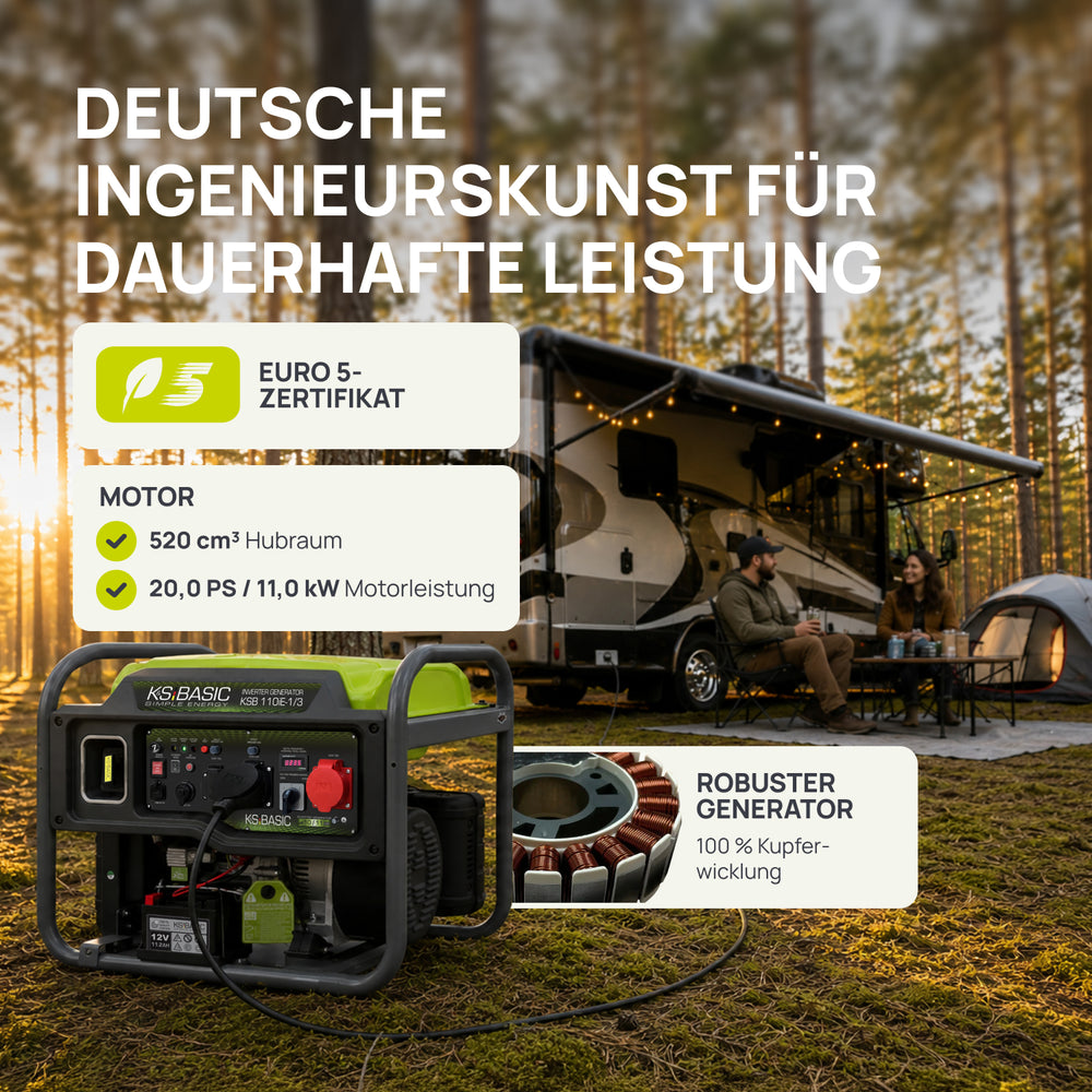 Invertorový generátor KSB 110iE-1/3