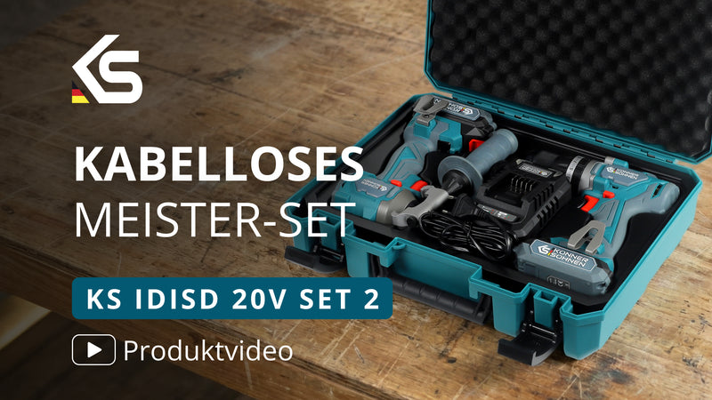 Kabelloses Master-Set 2in1 KS IDISD 20V SET 2 