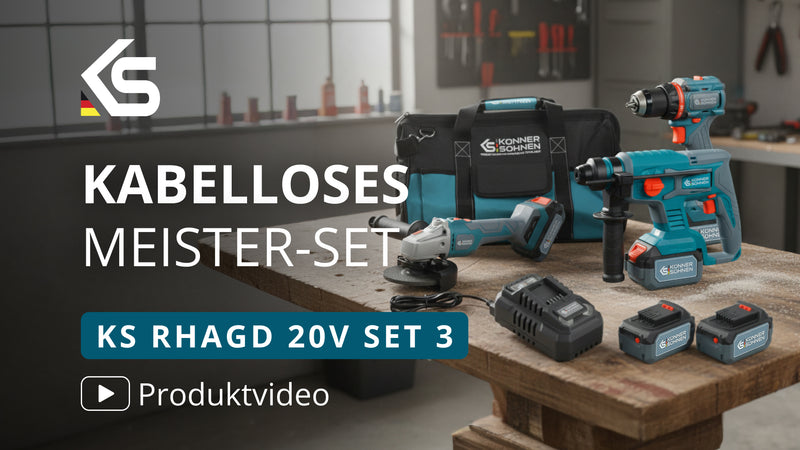 Drahtloses Meister-Set 3-in-1 KS RHAGD 20V SET 3