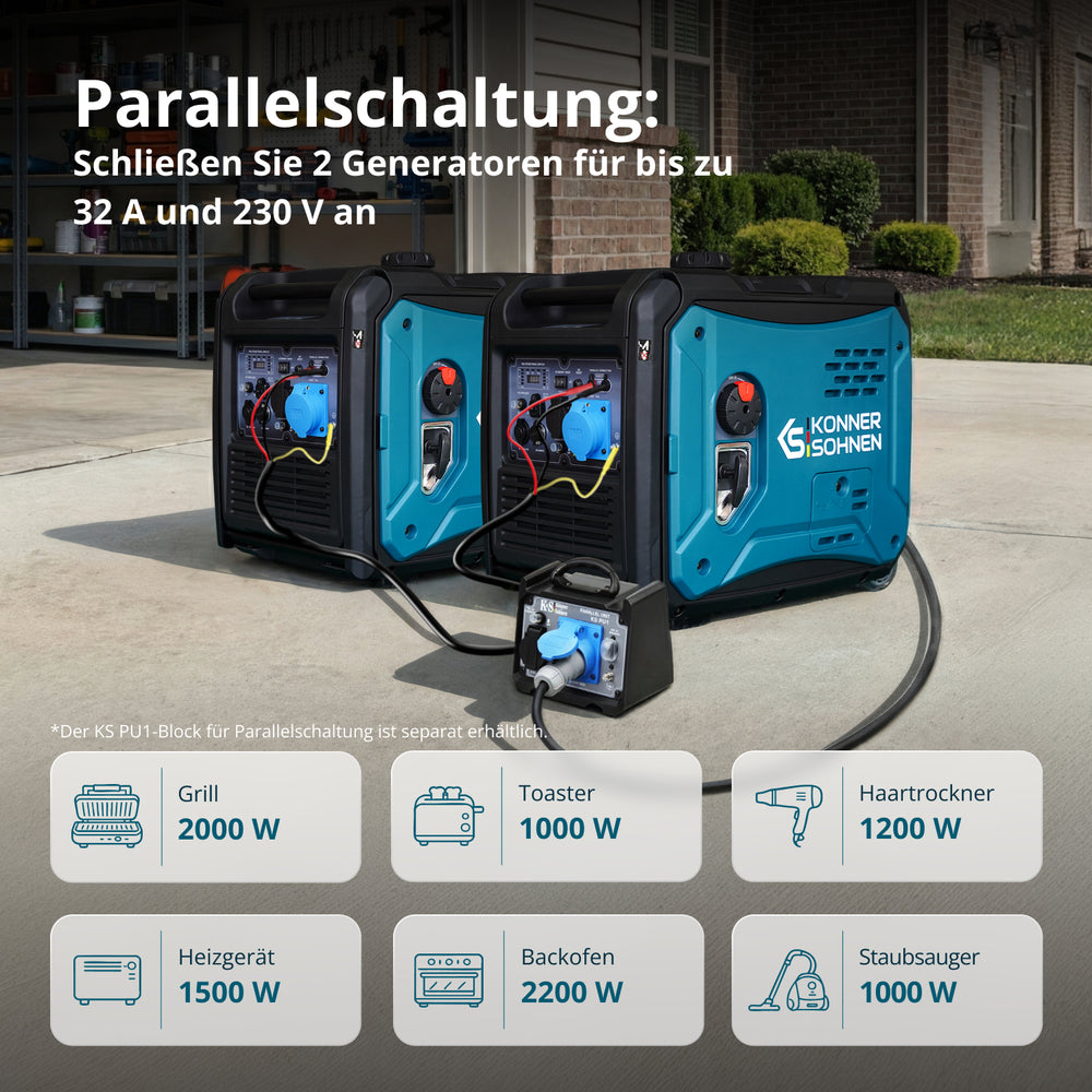 Invertergenerator KS 6000iE S