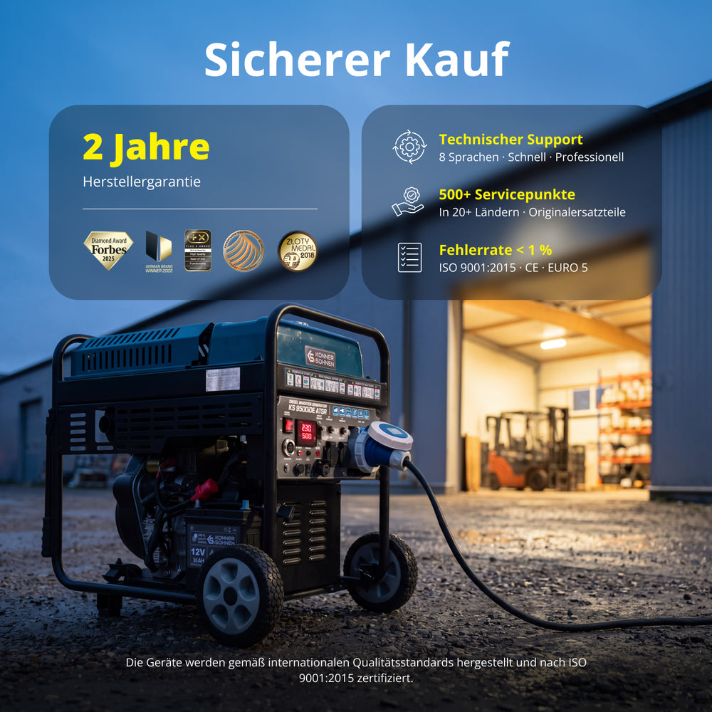 Diesel-invertergenerator KS 9500iDE ATSR