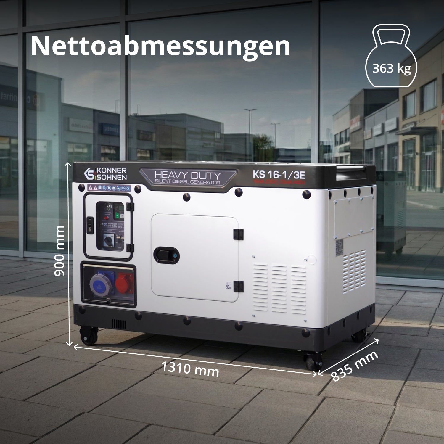 Дизел генератор KS 16-1/3E