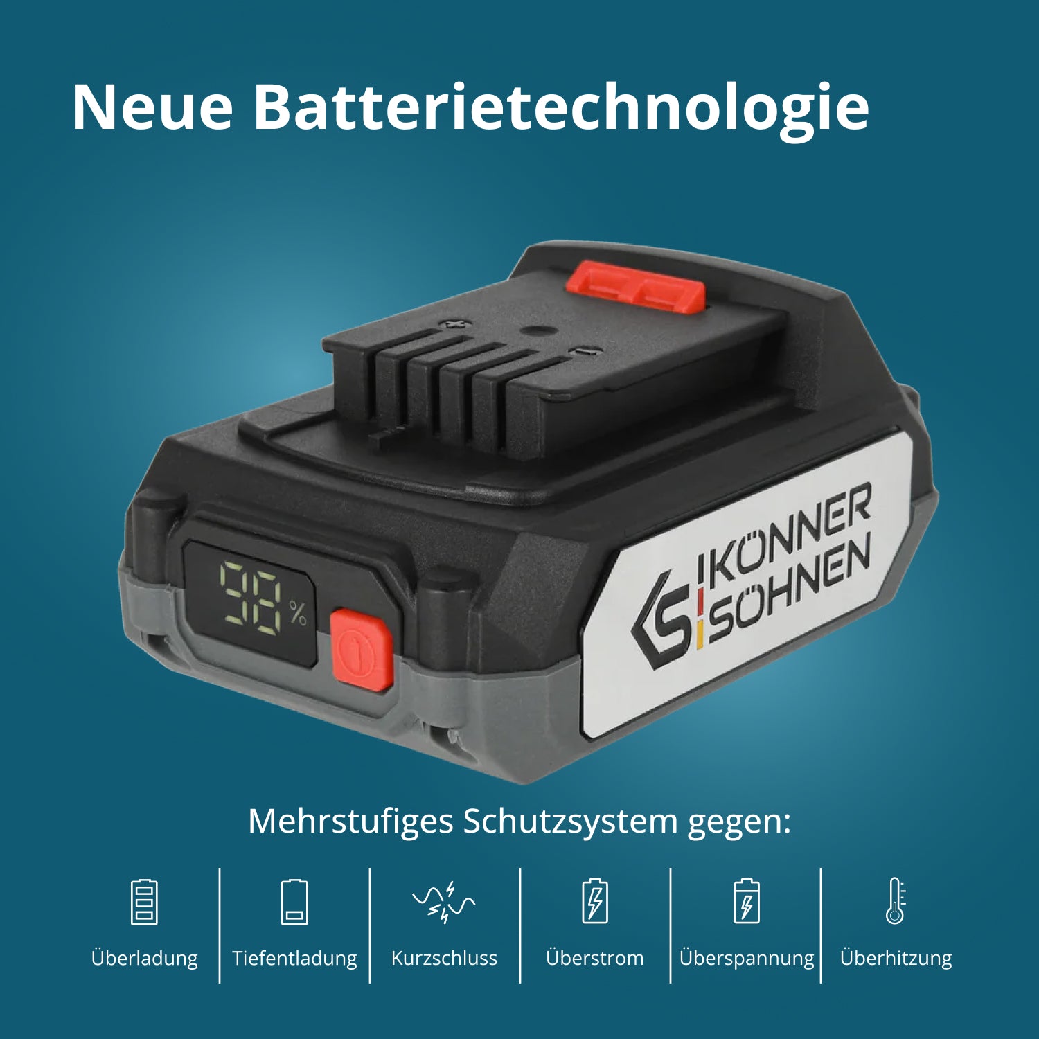 20V Litiumbatteri KS 20V2-1