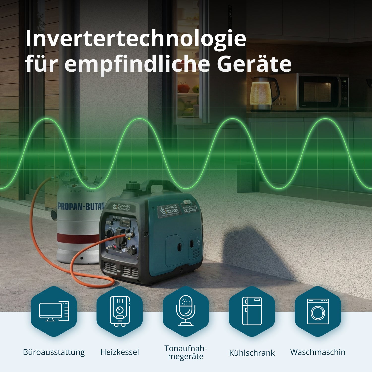 Μετατροπέας γεννήτριας LPG/βενζίνης KS 3100iG S