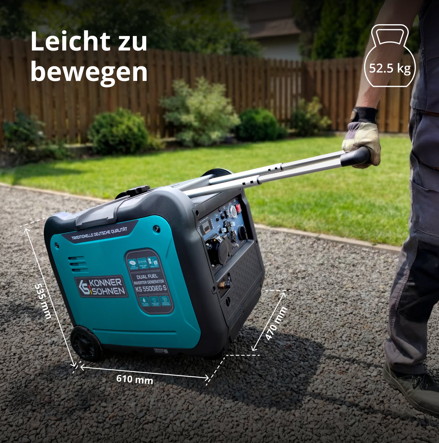 LPG/benzin inverteres generátor KS 5500iEG S