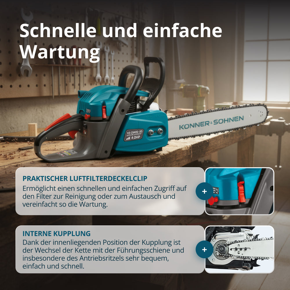 Benzinska motorna testera KS CS40G-20
