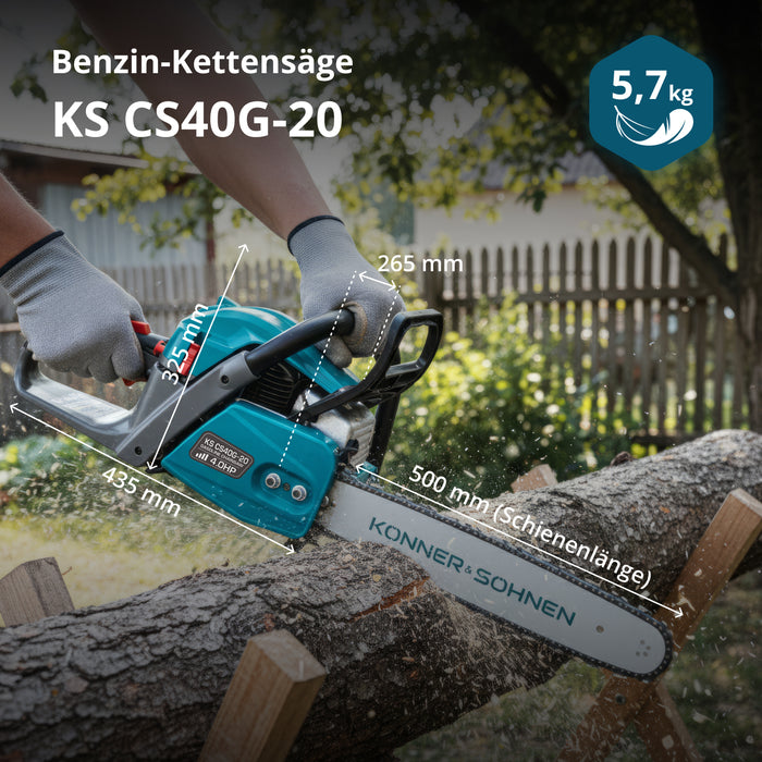 Benzinska motorna testera KS CS40G-20