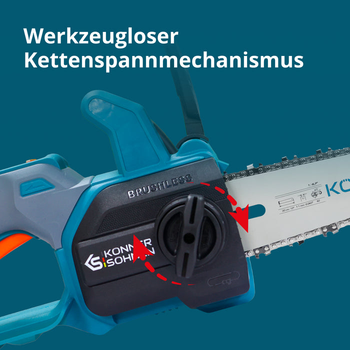 Sladdlös Mini Motorsåg KS MCS20V-12