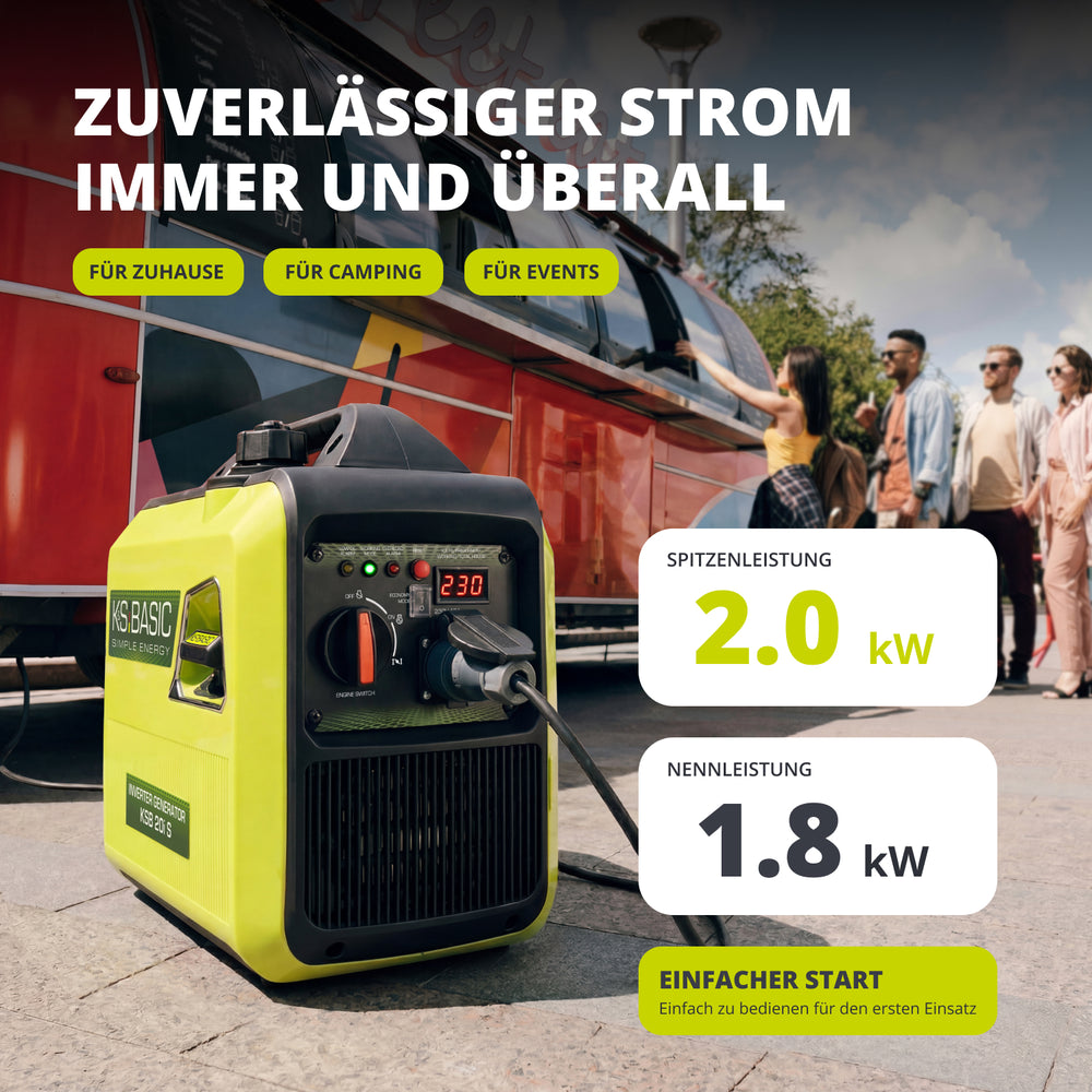 Invertorový generátor KSB 20i S