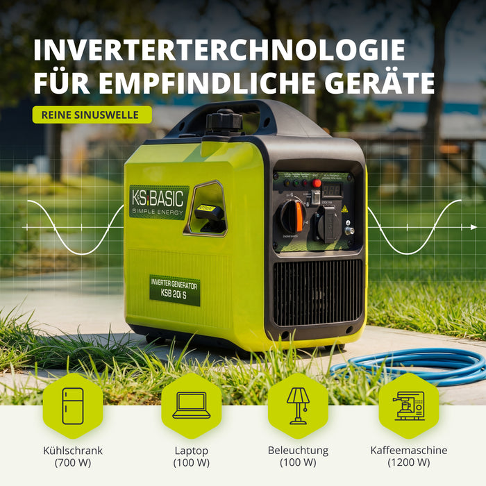 Invertorový generátor KSB 20i S