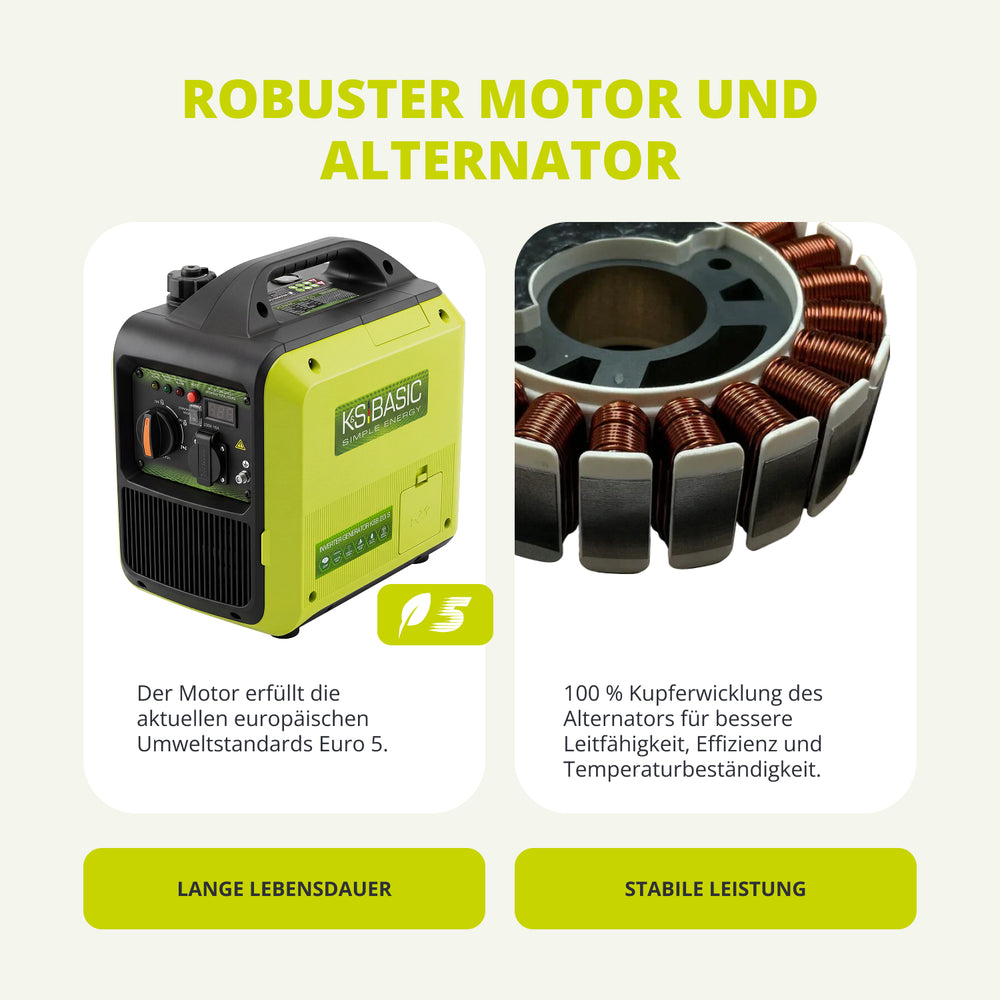Invertorový generátor KSB 20i S