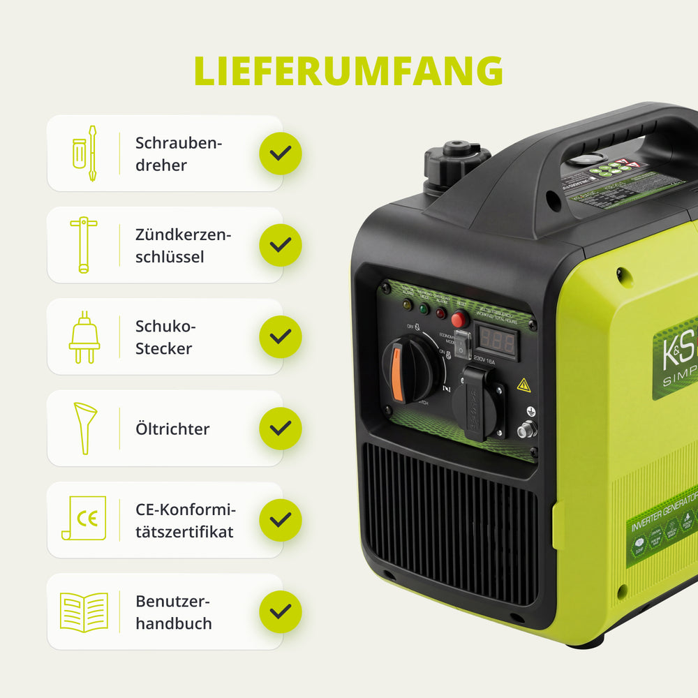 Invertorový generátor KSB 20i S