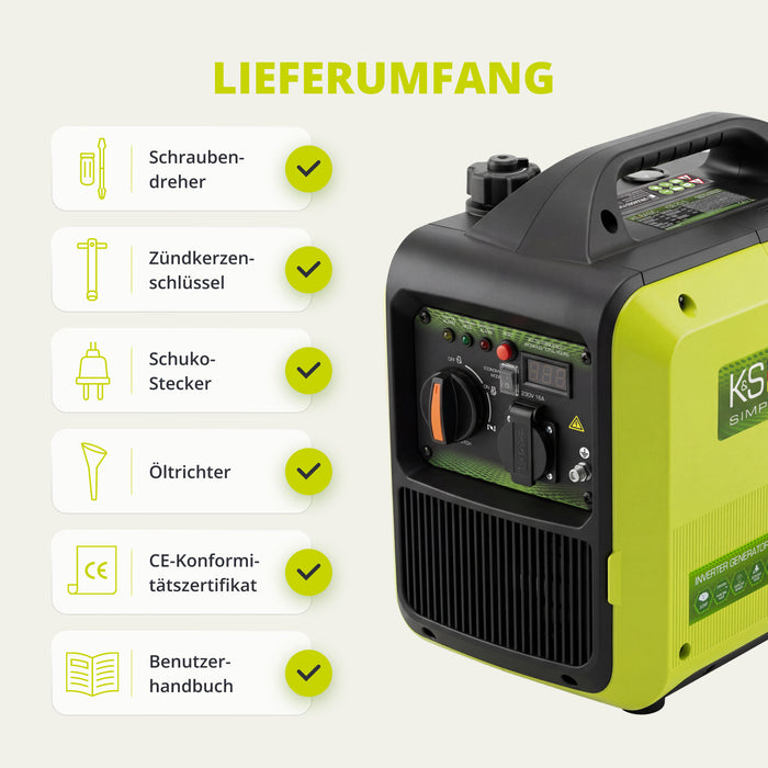 Invertorový generátor KSB 20i S
