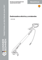 Desbrozadora eléctrica y cortabordes KS GT-250