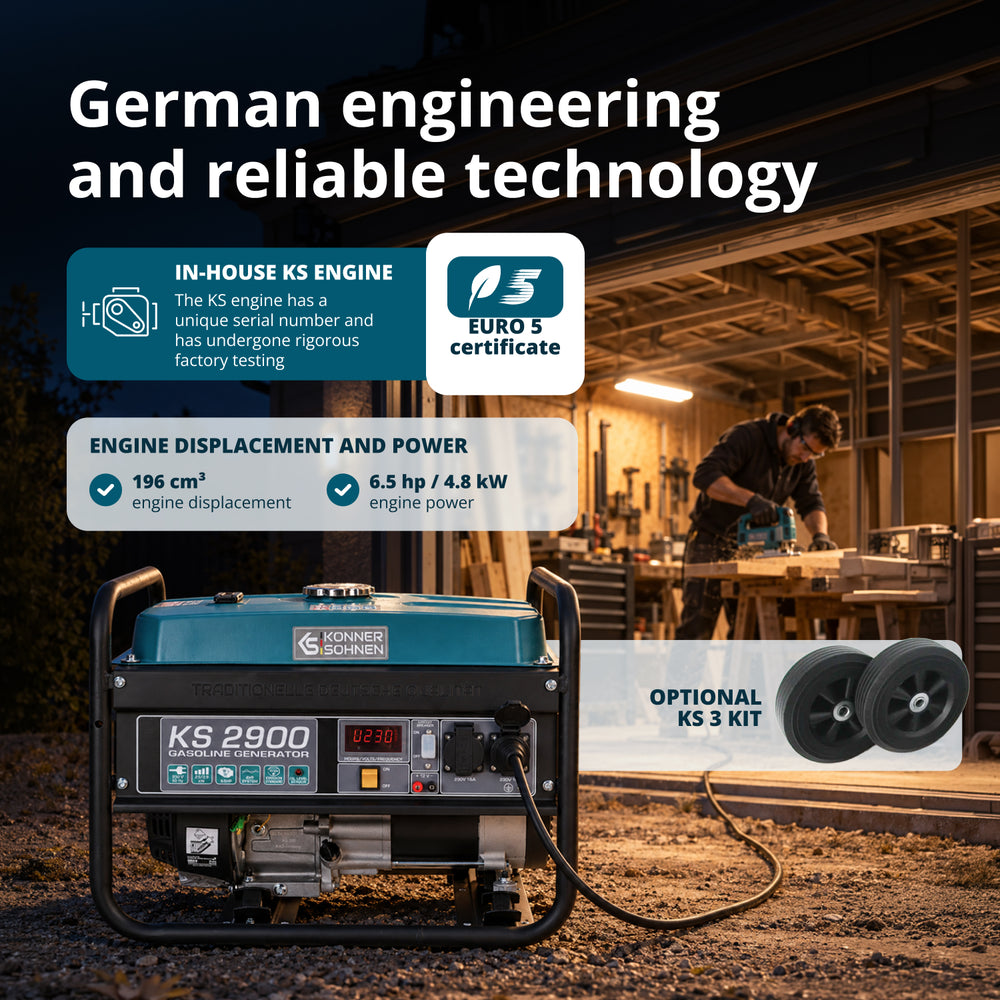 Gasoline generator "Könner & Söhnen" KS 2900