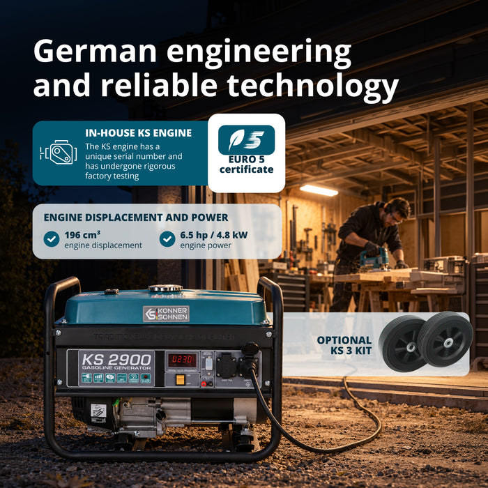 Gasoline generator "Könner & Söhnen" KS 2900