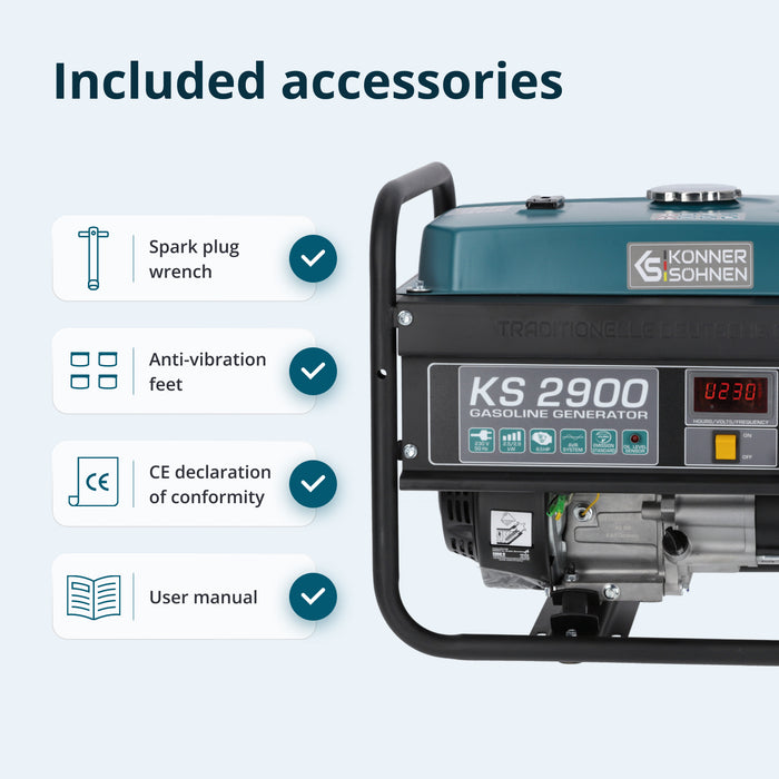 Gasoline generator "Könner & Söhnen" KS 2900
