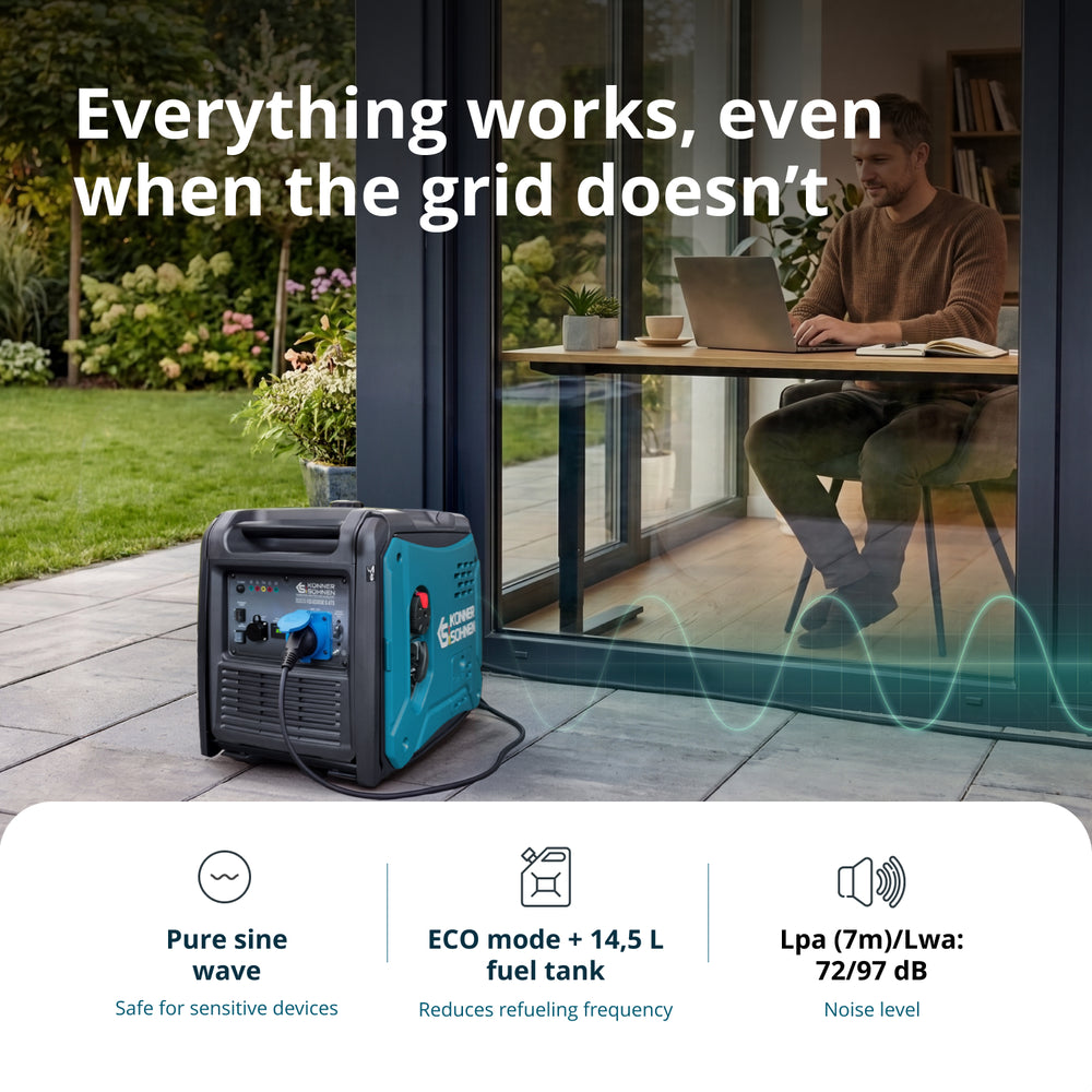 Inverter generator KS 6000iE S ATS