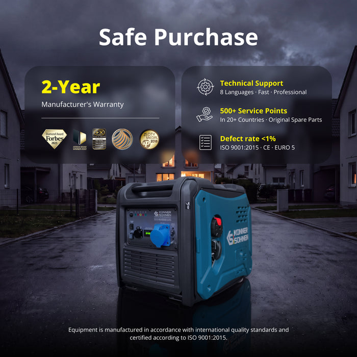 Inverter generator KS 6000iE S ATS