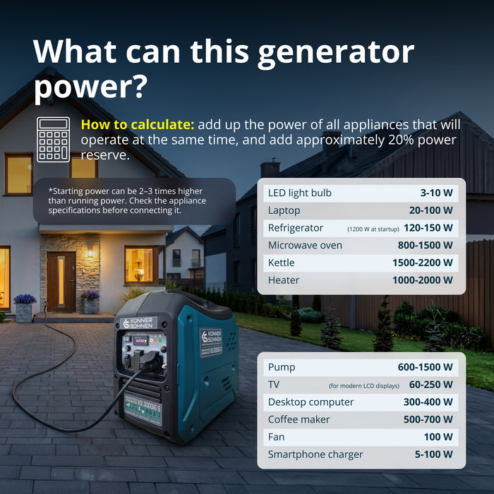 Gerador inversor a LPG/gasolina KS 3000iG S