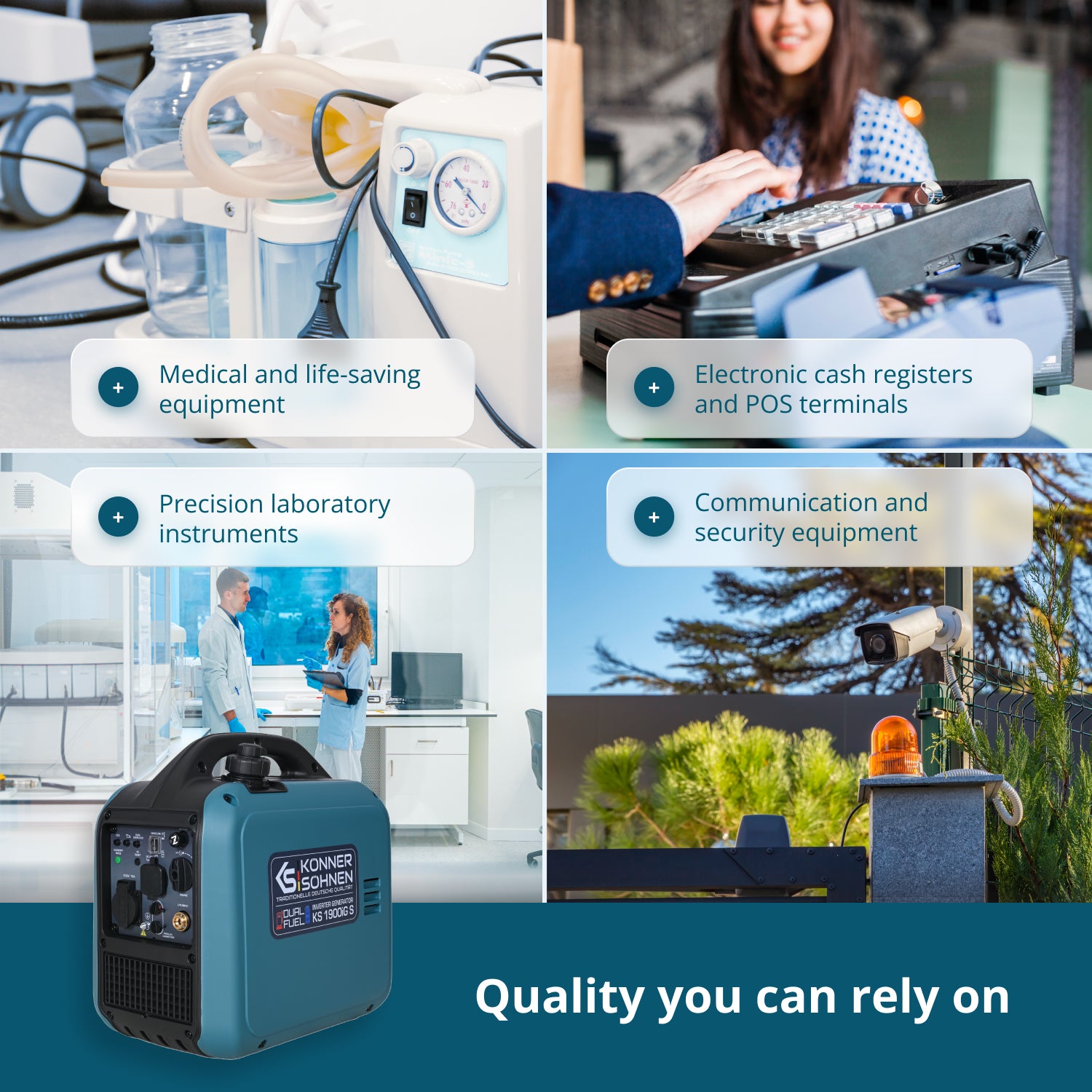 Invertergenerator (LPG/benzin) KS 1900iG S