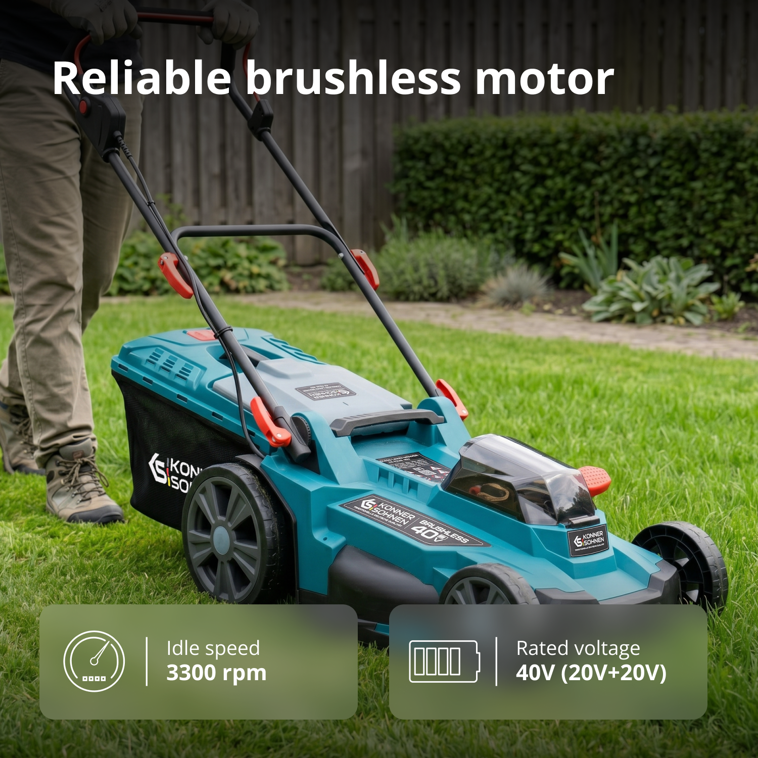 Promotional Lawn Care Set KS 43LM-BCT40V-SET