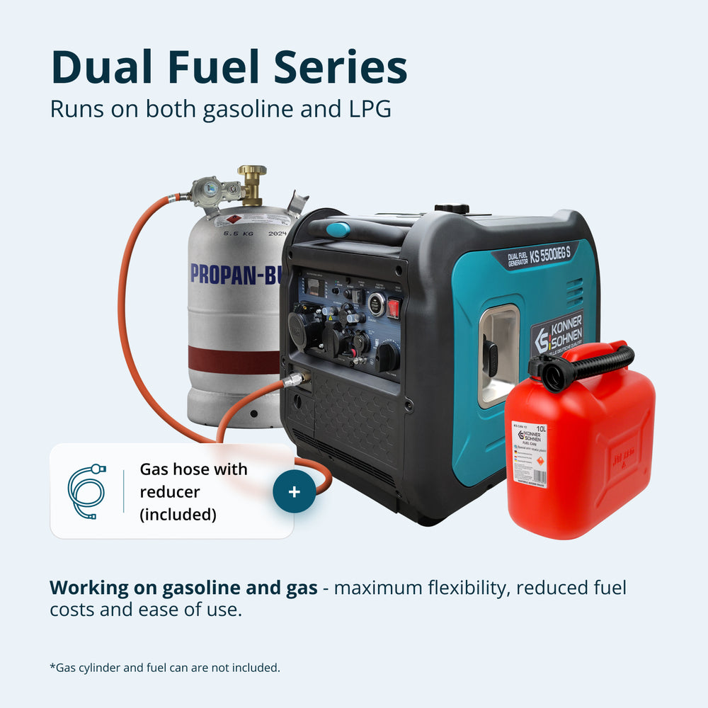 Αντιστροφέας γεννήτριας LPG/βενζίνης KS 5500iEG S