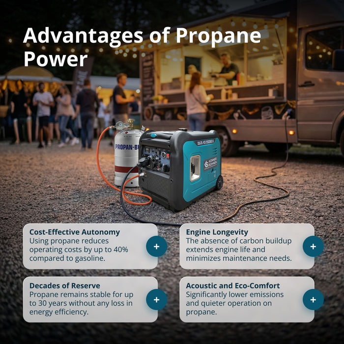Αντιστροφέας γεννήτριας LPG/βενζίνης KS 5500iEG S