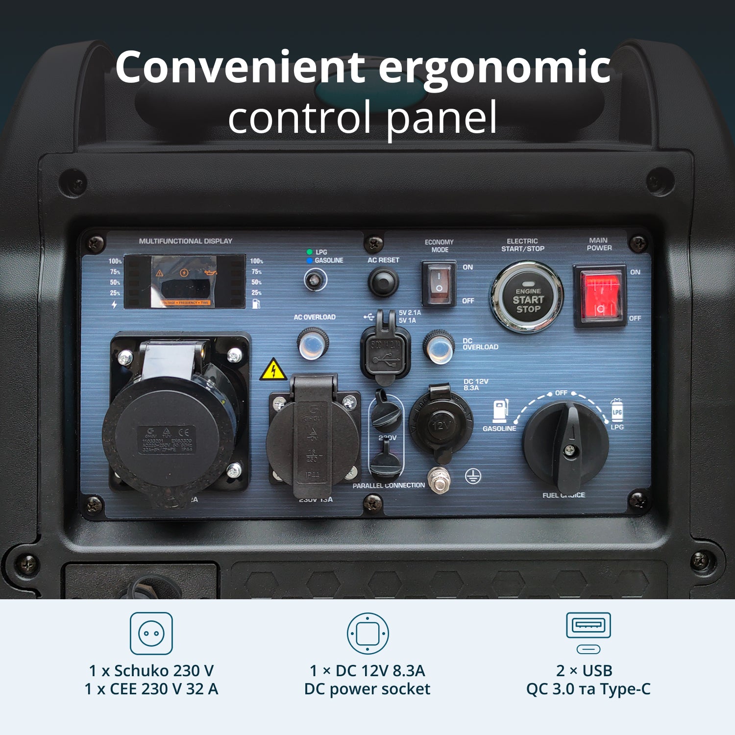 Invertorový generátor LPG/benzín KS 5500iEG S