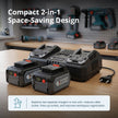 Dual charger for 20V rechargeable batteries KS C35A-2 thumbnail