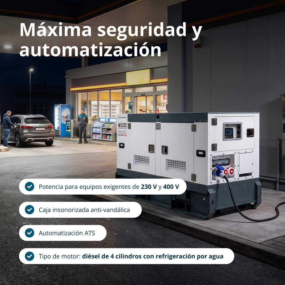 KS 22-3BE Central eléctrica diésel trifásica