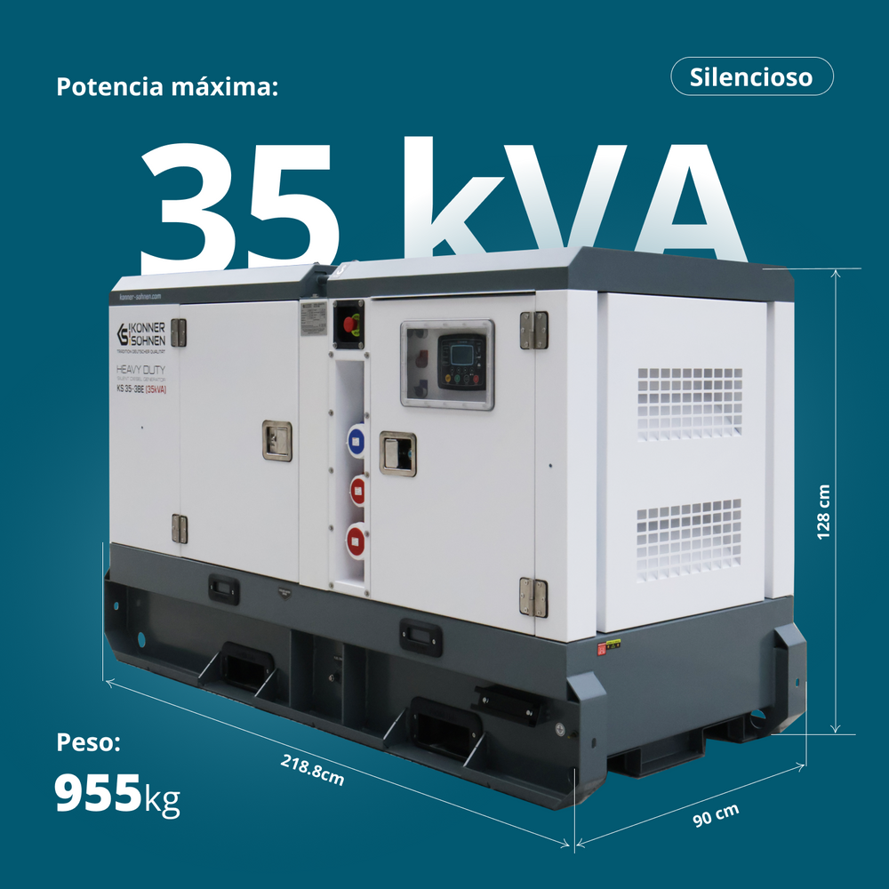 Generador diésel trifásico KS 35-3BE