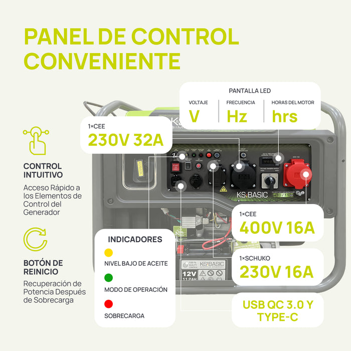 Generador Inverter KSB 110iE-1/3