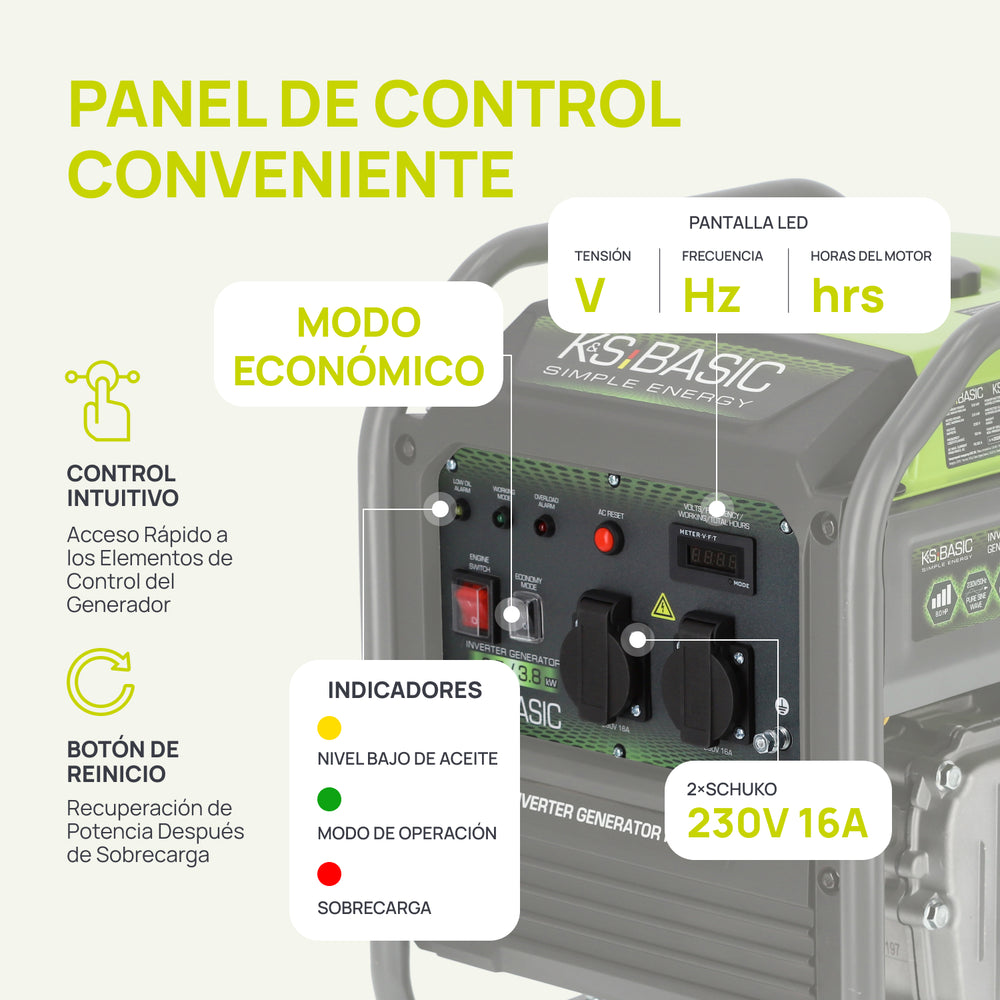 Generador Inverter KSB 38i 