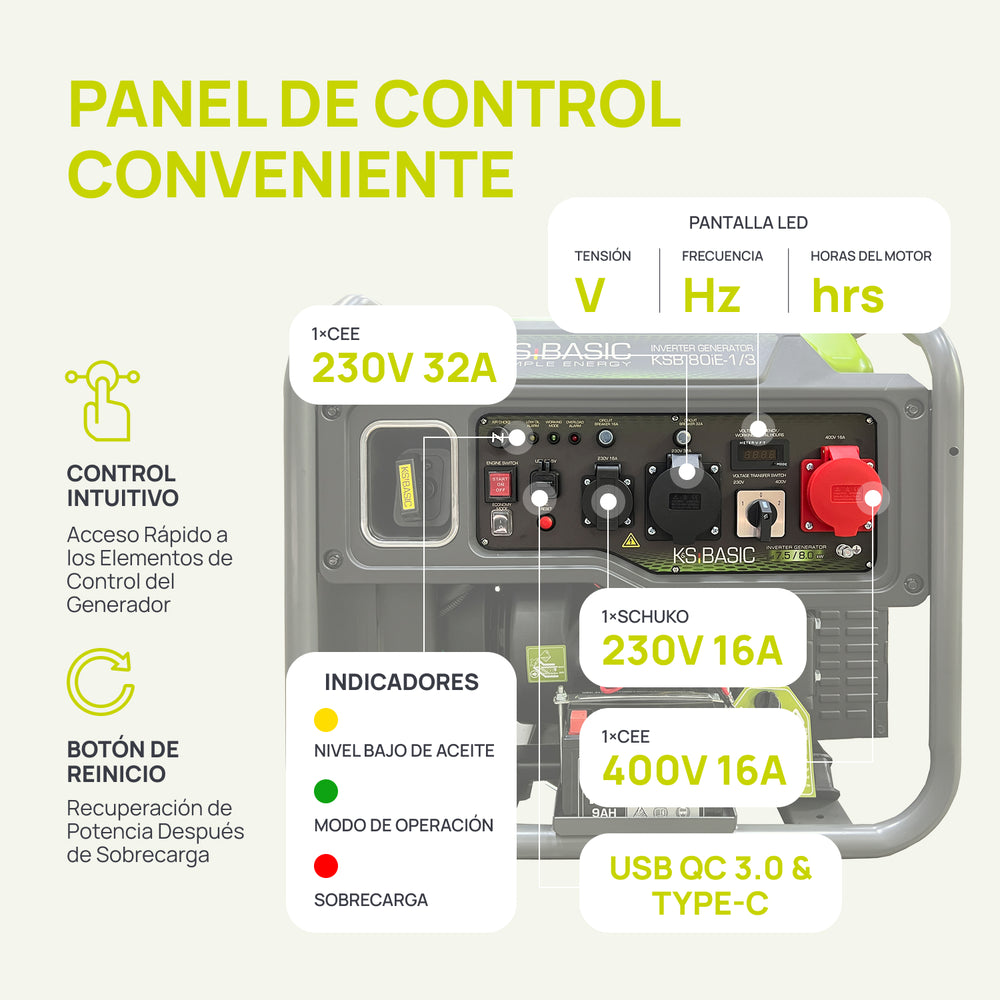 Generador Inverter KSB 80iE-1/3