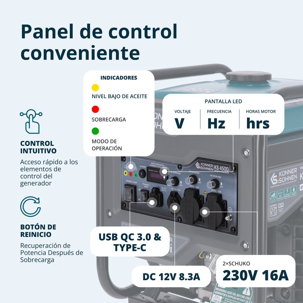 Generador inverter KS 4500i