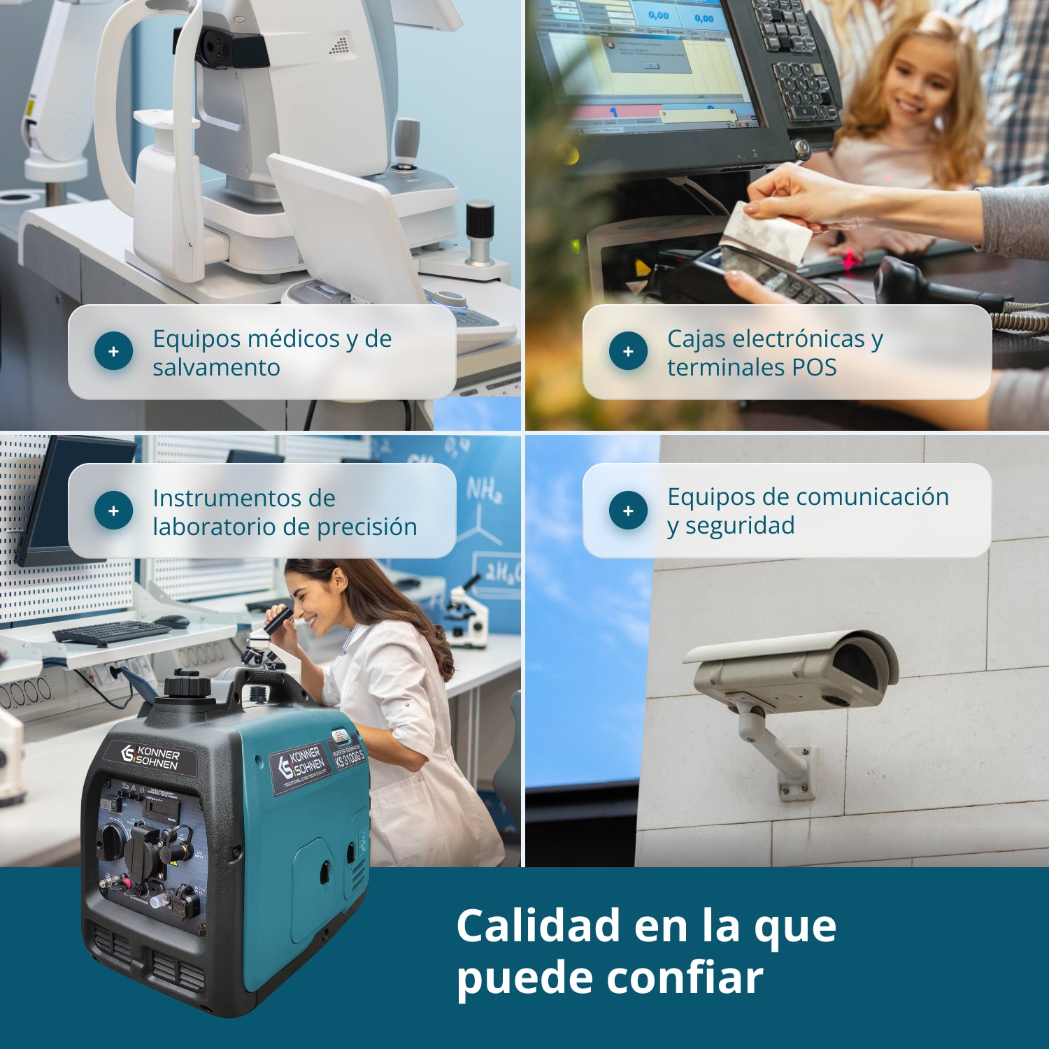 Generador inverter híbrido de gas/gasolina KS 3100iG S