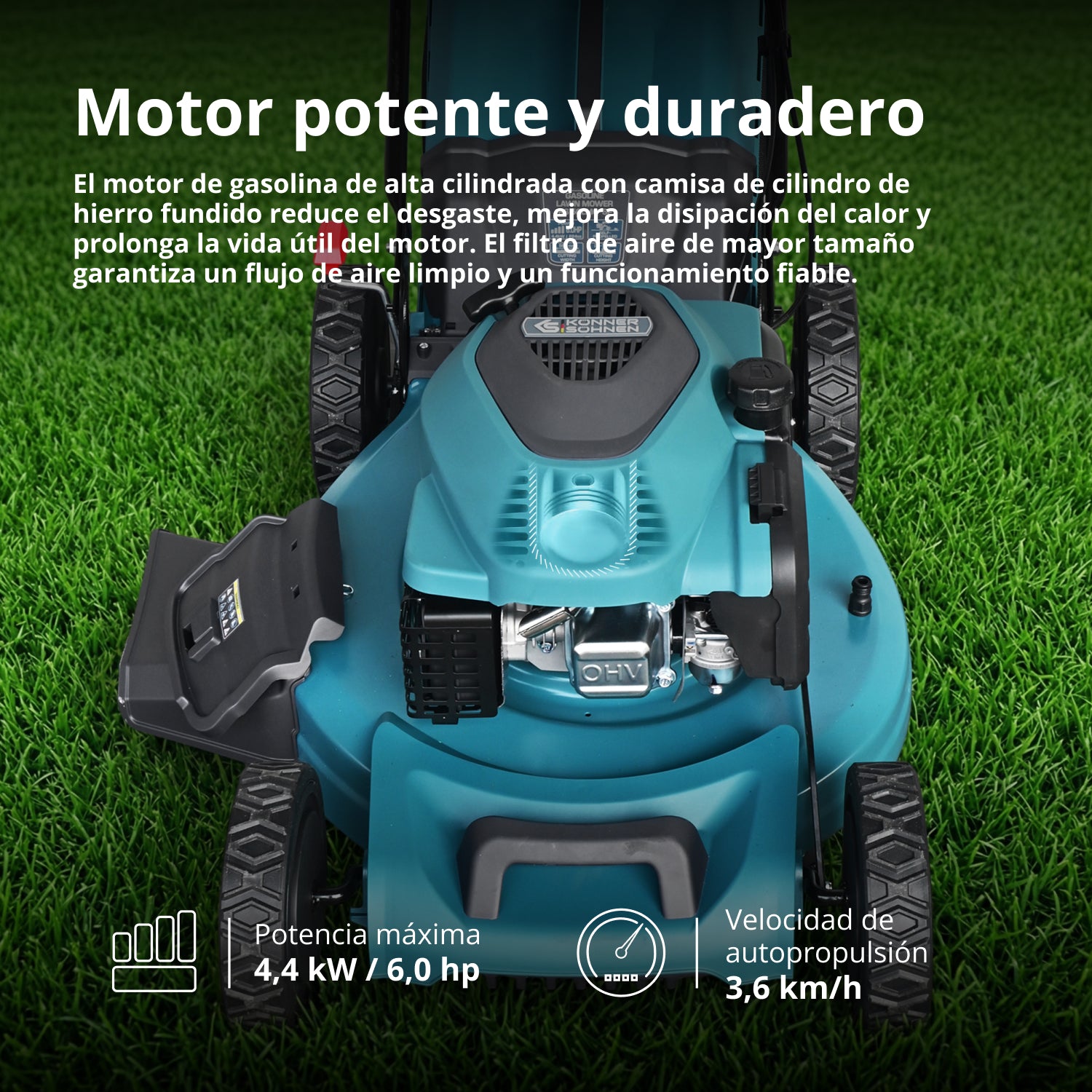 Cortacésped de gasolina KS 56LMG-SP