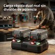 Cargador doble para baterías de 20V KS C35A-2 thumbnail