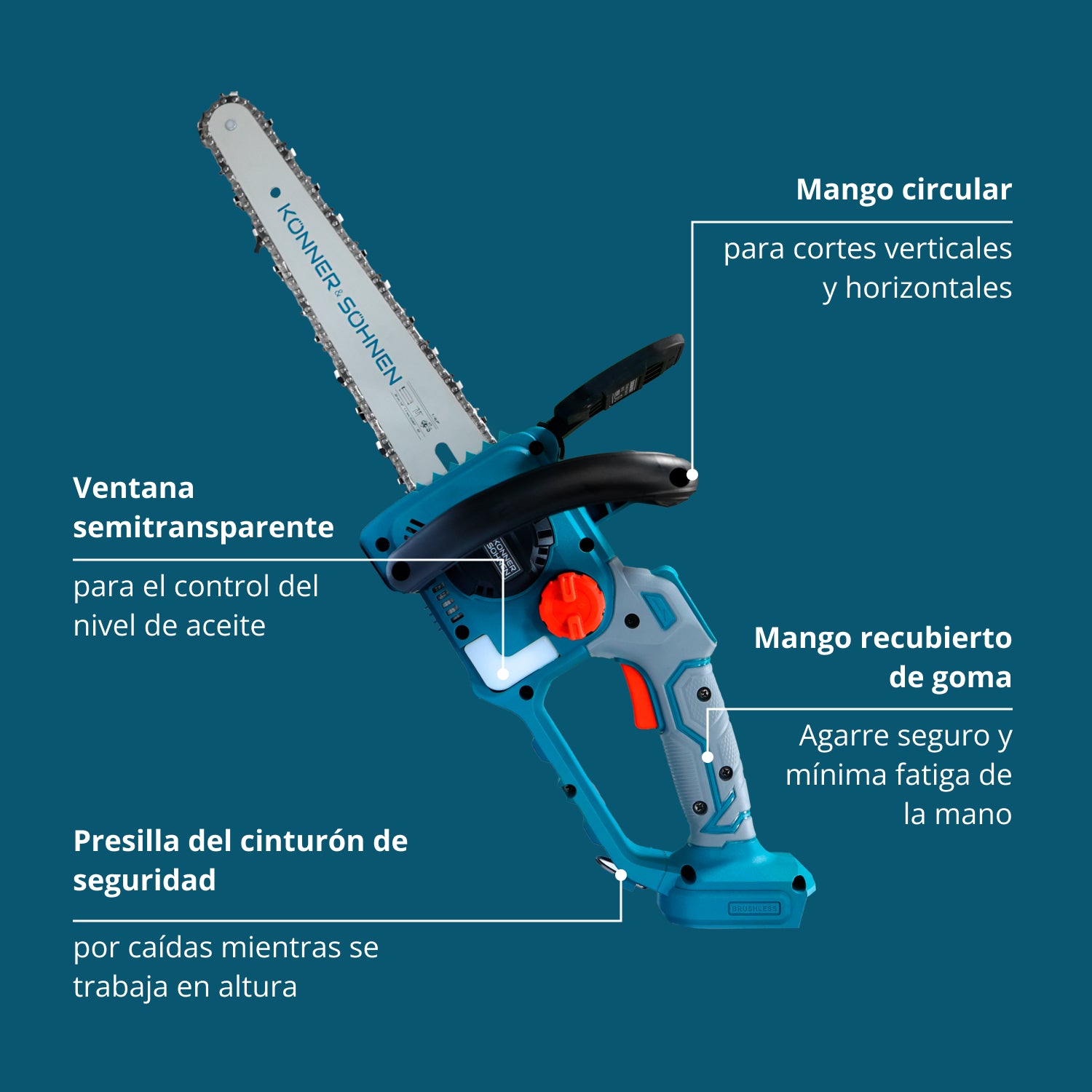Sierra inalámbrica KS MCS20V-12 SET PLUS